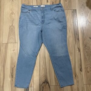 Universal Thread Plus Size 24 Jeans High Rise Skinny Light Wash Cotton Stretch